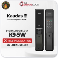 Kaadas K9–5W Digital Door lock | Free installation | (Fingerprint | RFID Card | Password | Manual Key)
