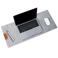 K-88/ Fixed Wool Felt Oversized Mouse Pad Simple Solid Color Computer Desk Pad Game Non-Slip Table Mat 351E