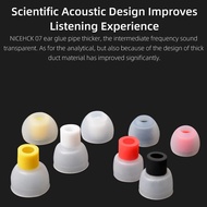 NICEHCK 07 Noise Isolating Silicone Ear Tips Soft Safe Eartips Improve Vocal For DB2 4U ASX ZSN ZS10