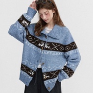 北歐復古 / 費爾島提花毛衣 / 羊毛