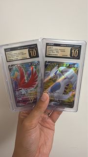 CGC 10 金10 寶可夢 Pokemon PSA 利基亞 鳳王 Lugia v Ho-oh v