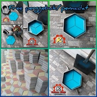 Cetakan paving.motif belah ketupat/wajik/3d.uk standart