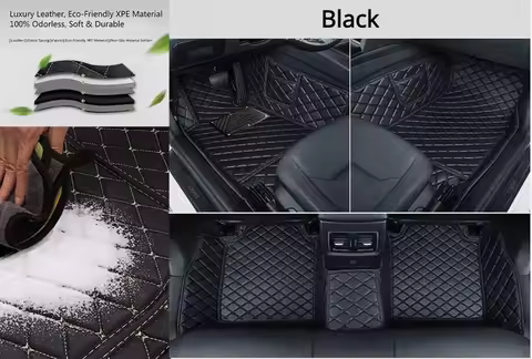 Car Floor Mats ForsFor Mercedes Benz EQA EQB EQC EQE EQS 2019-2025Auto Carpets Foot Coche Accessorie