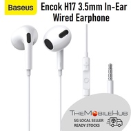Baseus H17 Encok 3.5mm In-Ear Wired Earphone with Microphone Earphone Earpiece