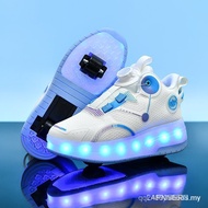Children's LED shoes double-wheeled Heelys shoes wheel shoes size 28-41 Abeu N279 NGLW