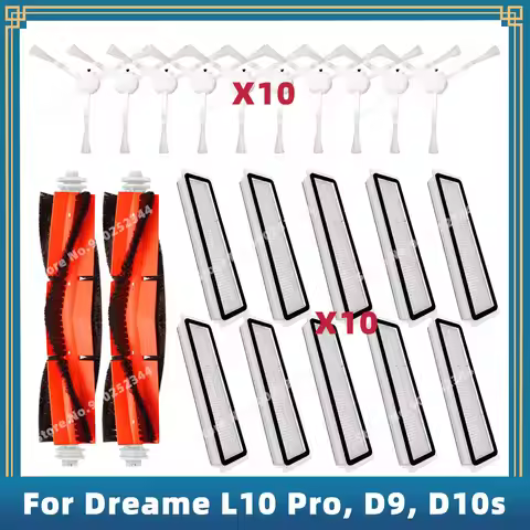 Compatible For Dreame L10 Pro, D9, D9 Max, D9 Mistral, D9 Pro, D10s, D10s Pro Spare Parts Accessorie