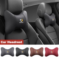 Breathable Car Headrest Neck Support Seat Pillow Protector For Benz Smart Fortwo 451 450 453 EQ Forf