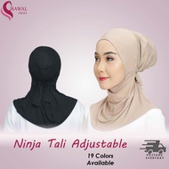 Adjustable Anak Tudung { NINJA TALI } INNER NECK TIE BACK