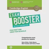 Cambridge English Exam Booster for First and First for Schools Without Answer Key with Audio: Comprehensive Exam Practice for Students