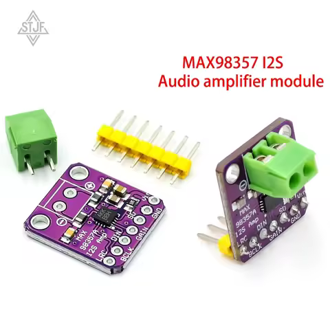 STJF High Quality MAX98357 MAX98357A I2S 3W Class D Amplifier Breakout Interface I2S DAC Decoder for
