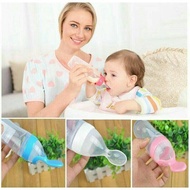 Boss - Silicone Baby Spoon Bottle/Baby Feeding Spoon Bottle/Silicone Pacifier Bottle Baby Feeding Spoon