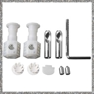 (JKEO) Wall Hung Toilets Fixing Kits Fixing Screws Fixing Bolts Universal Wall Mounting Toilet Seat 