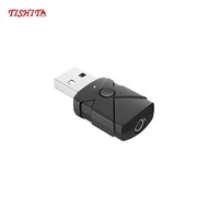 [Bilibili1] Audio Transmitter USB 5 in 1 Plug and Play with 3.5mm AUX for Speakers Earphones