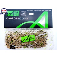 AJI RACING O RING GOLD CHAIN (428H X 122L) RANTAI