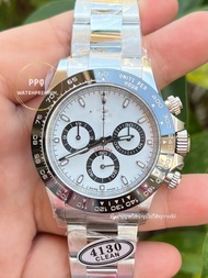 นาฬิกาข้อมือ RL Daytona Ceramic White Dial  ( Panda ) (TOP SWISS) 4130  สินค้าพร้อมกล่อง (ขอดูรูปเพิ่มเติมได้ที่ช่องแชทค่ะ