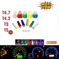 (1PC) T5 T4.7 T4.2 T3 SMD Wedge Instrument Dashboard Car Meter LED Light Bulb Universal Proton Peroa
