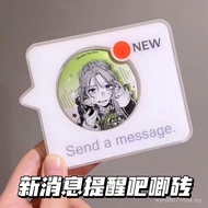 Popular News Message Reminder Simple Creative 58mm Acrylic Bar Chirp Brick Gumei Clear Badge Storage