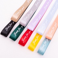 (10 Yards/roll) 25mm Colorful just for you Ribbon Roll Gift Flower Wrapping Decoration Birthday Wedd