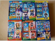 全新日版 2套6盒 靚盒 KABAYA 盒玩 勇者系列 勇者傳說 黃金勇者 勇者警察 勇者特急 勇者急先鋒 飛龍凱撤 (可合體) kabaya食玩 模型 勇者伝説ブレイブガム 模型 玩具