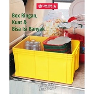 MICTON LION STAR Basket FORTE Crate Premium Multipurpose Plastic Box Sturdy Durable and BPA FREE Pla