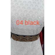 DESIGN 4 BLACK SAREE BELT LATEST