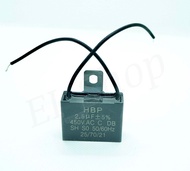 Capacitor CBB61 1.5 uf 1.8uf 2uf 2.5uf 3uf 3.5 uf 4 uf 5 uf 6uf 8uf 10uf 12uf Capacitor 450V/ รุ่นมี