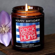 Birthday Gifts for Women, Funny Happy Birthday Candles, 30th, 40th, 50th, 60th Birthday Decorations 