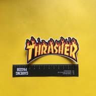 Trasher Fire Skate Sticker