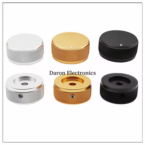 Aluminum alloy solid knob round mark 35*16 Potentiometer knob cap Electromechanical instrument rotar