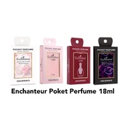 Enchanteur Paris Handbag Eau De Toilette (EDT) 18ml - Dazzling Blanc, Sensual Noir, Luxe D'or, Luxe 