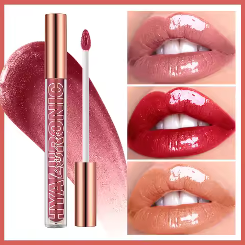 Shine Lip Gloss Liquid Hydrating Lip Ink Korean Lip Tint 24 hours water resistant lipsticks matte ma