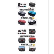 TOP BOX GSB 37L / 47L UNIVERSAL MOTORCYCLE STORAGE BOX EXTRA TRUNK WATERPROOF DETACHABLE HANDHELD RA