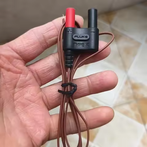 1Pc for Fluke 17B+ Temperature Wire 87V179 Thermocouple FLUKE 80BK-A Temperature Wire Test Probe