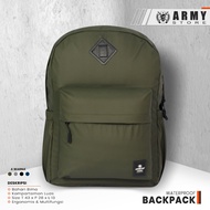 HIJAU Waterproof backpack WP 007 Green Premium School backpack