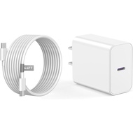 Pengecas Turbo Pantas 30W PPS USBC dengan Kabel USBC 6.6 kaki untuk Motorola Moto G Play 2024/2023/2