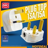 MK Honeywell 13A / 15A Plug Extension Socket Plug DIY Plug Kepala Plug 3 Pin SIRIM Plug Socket Bakel