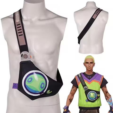 Gekko Shoulder Bag Game Valorant Cosplay Costume Accessories Men Messenger Bag Crossbody Bags Xmas G