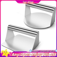 JR-2Pcs Burger ,Hamburger ,5.5Inch Round & Square Smash Burger  for Hamburger Smasher Tool Easy to U