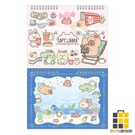 Capybara 13K Sketch Scrapbook B [Nine By Nine Stationery] Movie Ocean Sketchbook 13K Kapibara Kabiba