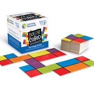 Learning Resources Color Cubed Strategy Game, Brain Boosting Matching 2-6 Players, 40 Pieces