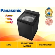 Panasonic 18KG NA-FD180V3BT Top-Load Washing Machine with TD Inverter Motor and StainMaster+ Technol