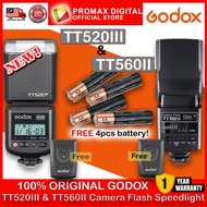 Godox TT520III / TT560II Camera Flash Speedlight free Wireless Flash Trigger tt520 iii tt560 ii