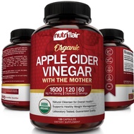 Nutriflair  Apple Cider Vinegar with the Mother 1600mg 120 Capsules