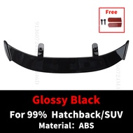 Universal Rear Spoiler Wing Tail For 99% Hatchback SUV Cars Racing Roof Trunk Lid Splitter Tuning Ac