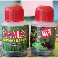 Temix Racun Tikus dan Babi Hutan Original Kemasan Botol Temix Botol Racun Tikus Ampuh