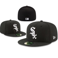 2024 MLB Chicago White Sox Unisex Men Women 59FIFTY Fitted SnapBack Flat Brim Cap with Close Full Fi