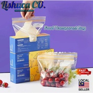 Local Seller Food Bag Transparent Resealable Storage Plastic Bag Vegetable Fruits Freezing Leakproof