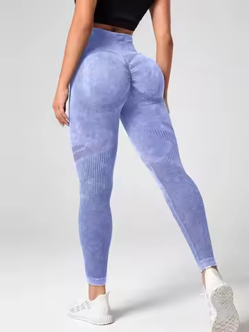 Retro Yoga Pants Sport Leggings Women Seamless High Waist Push Up Woman Tights Fitness Workout Leggi