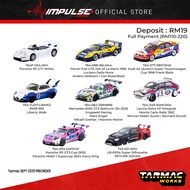 Tarmac 1:64 Porsche 911 GT1 / F40 / A4 / RWB 993 / AMG GT3 / Delta HF / Porsche 911 GT3 / R34 LB Adv