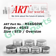 ART Piston Set MI4G60W for Mitsubishi Proton Mivec 4G93 (81.0mm)